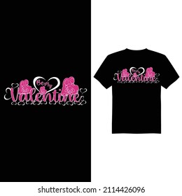 happy valentine day vector t shirt design