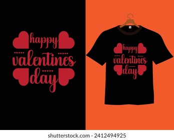 happy valentine day vector for t shirt design