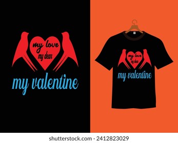 happy valentine day vector for t shirt design