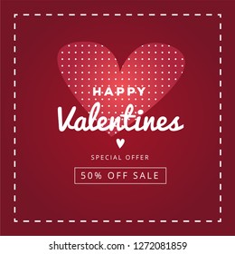 happy valentine day,banner sale,vector,eps 10