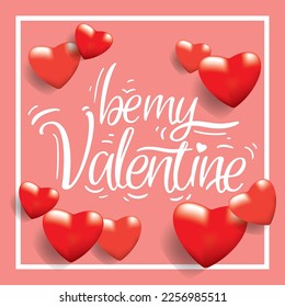 happy valentine frames and background for greeting cards or as photo frames of loved ones