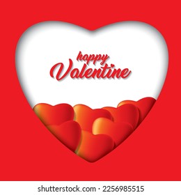 happy valentine frames and background for greeting cards or as photo frames of loved ones
