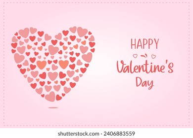 Happy valentine love vector illustration background