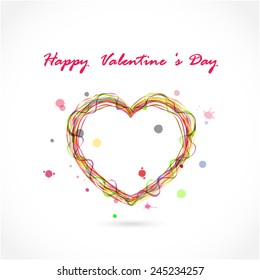 Happy valentine 's day background.Vector illustration 
