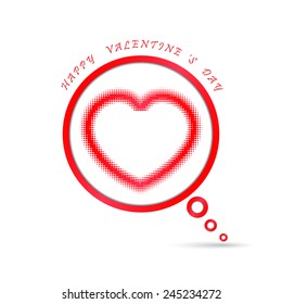Happy valentine 's day background.Vector illustration 