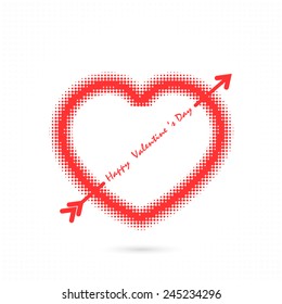 Happy valentine 's day background.Vector illustration 