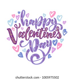 happy Valentine s day. design for holiday greeting card and invitation of the wedding, Valentine s day and Happy love day. Vector design
