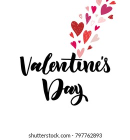 happy Valentine s day. design for holiday greeting card and invitation of the wedding, Valentine s day and Happy love day. Vector design