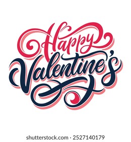 Icono de guión de feliz día de San Valentín fondo blanco.