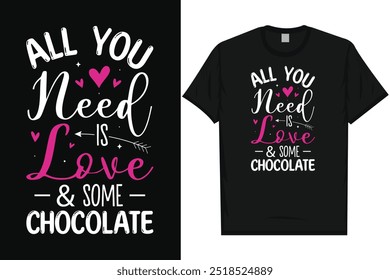 Happy valentines day 14th February loves day typography tshirt design