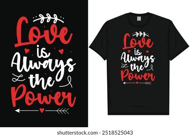 Happy valentines day 14th February loves day typography tshirt design