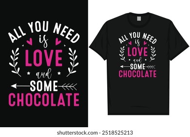 Happy valentines day 14th February loves day typography tshirt design