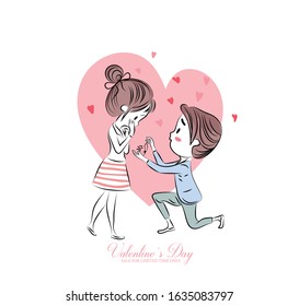 Happy Valentine's day abstract background. Happy valentines day text in red empty space with red heart shapes 
