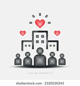 happy valentines day, amour, vector art, love hearts, valentines, affection, 14 february, i love you, in love, 3d, 3d heart, 3d love, heart icon, heart symbol, heart vector, hearts, vector illustratio