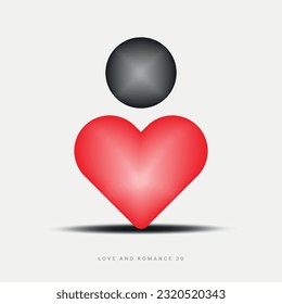 feliz día de San Valentín, amour, arte vectorial, corazones de amor, valentinas, afecto, 14 de febrero, te amo, en amor, 3d, 3d corazón, 3d amor, icono del corazón, símbolo del corazón, vector del corazón, corazón, ilustración vectorial