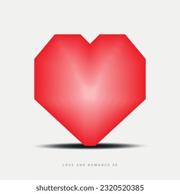 feliz día de San Valentín, amour, arte vectorial, corazones de amor, valentinas, afecto, 14 de febrero, te amo, en amor, 3d, 3d corazón, 3d amor, icono del corazón, símbolo del corazón, vector del corazón, corazón, ilustración vectorial