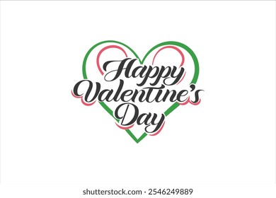 happy valentines day art vector calligraphy typography design art 