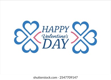 Ilustración de Arte vectorial de arte del día de San Valentín feliz 