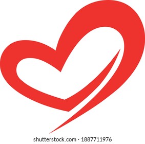 Happy Valentine's Day art word love element