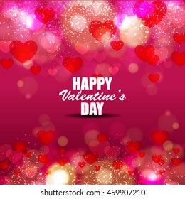 Happy valentines day and background