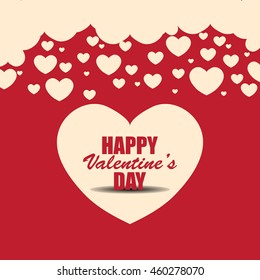 Happy valentines day and background