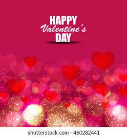 Happy valentines day and background