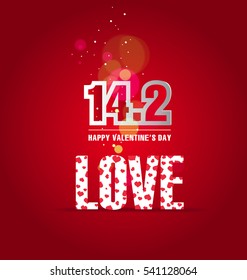 Happy valentines day background