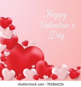 Happy valentine`s day background