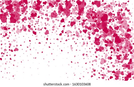 Happy Valentines Day Background. Abstract hearts for Valentines Day Background Design. Vector illustration.
