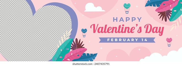 Happy valentines day background. Valentine's Day celebration. February 14. Cartoon Vector illustration Template for Poster, Banner, Post, Flyer, Greeting, Card, Cover. Valentine's day design.