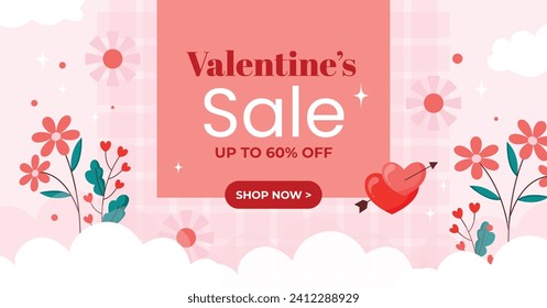 Happy valentines day background. Valentine's Day celebration. February 14. Cartoon Vector illustration design for Poster, Banner, Post, Flyer, promotion, Greeting, Card, Cover. Valentines day Template
