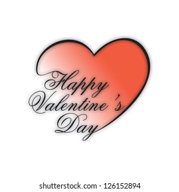 Happy Valentines Day background, gift car or greeting card.