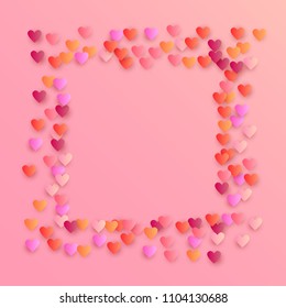  Happy Valentine's Day Background.  Illustration for your  Happy Valentine's Day Design.  Valentines Background for Greeting Card, Invitation, Banner, Wallpaper, Flyer. Vector illustration.