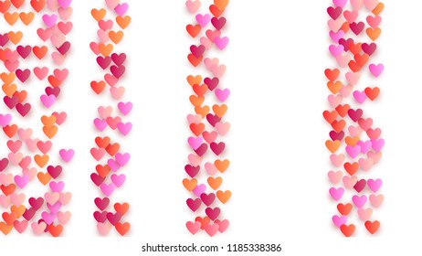  Happy Valentine's Day Background.  Illustration for your  Happy Valentine's Day Design. Valentines Background for Greeting Card, Invitation, Banner, Wallpaper, Flyer Vector illustration.
