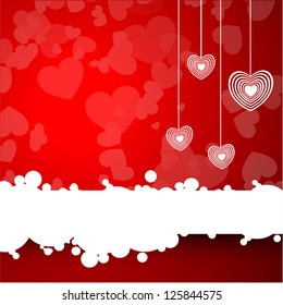 Happy Valentine's Day background, love concept. EPS 10.