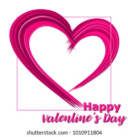 Happy Valentines Day background for print greeting cards, poster, flyer and invitation. Vector illustration. EPS10