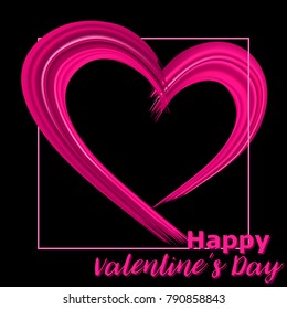 Happy Valentines Day background for print greeting cards, poster, flyer and invitation. Vector illustration. EPS10