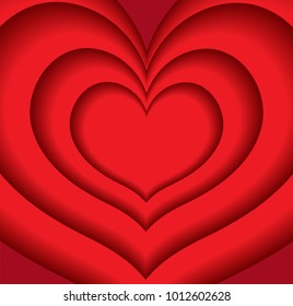 Happy Valentine's day background, template for your design. Vector illustration
