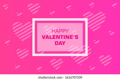 Happy Valentine's Day Background Template