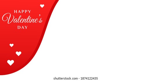 Happy valentine's day background with text space