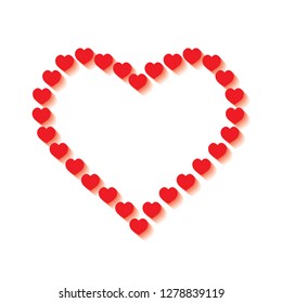 Happy Valentine's Day background- vector illustration