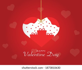 Happy Valentines Day Background Vector