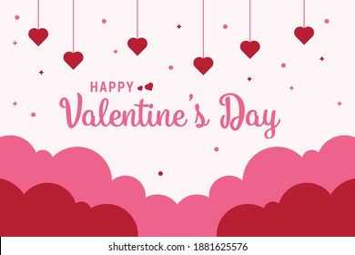 Happy Valentine's Day Background Vector Design