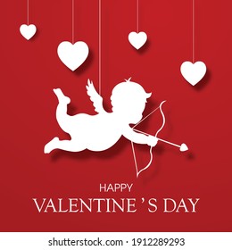 happy valentine's day background vector illustrator