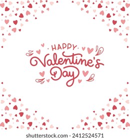  fondo del día de San Valentín feliz, vector