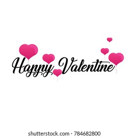Happy valentine's day background. Vector illustration for your couple