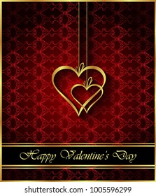 Happy Valentines day background for your invitations, festive posters, greetings cards. 