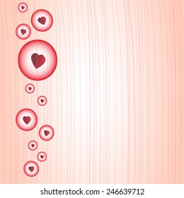 Happy Valentines Day background.Vector EPS10.