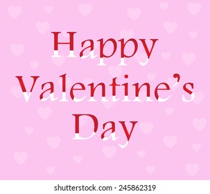 Happy Valentines day background.Vector illustration.