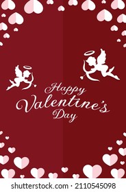 happy valentine's day banner design for website 